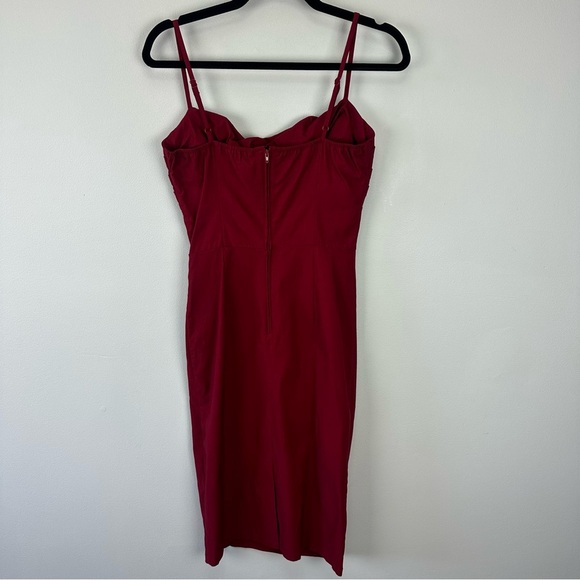 Voodoo Vixen 1950s Style Marilyn Red Wiggle Dress S - Picture 3 of 7